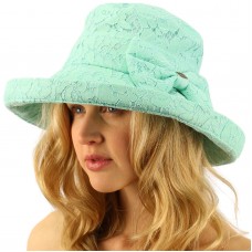Lace Overlay Travel Foldable Summer Derby Beach Pool Bucket Wide Sun Hat  eb-86103597